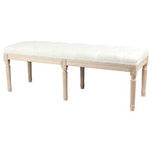 Paean Linen Ottoman Bench
